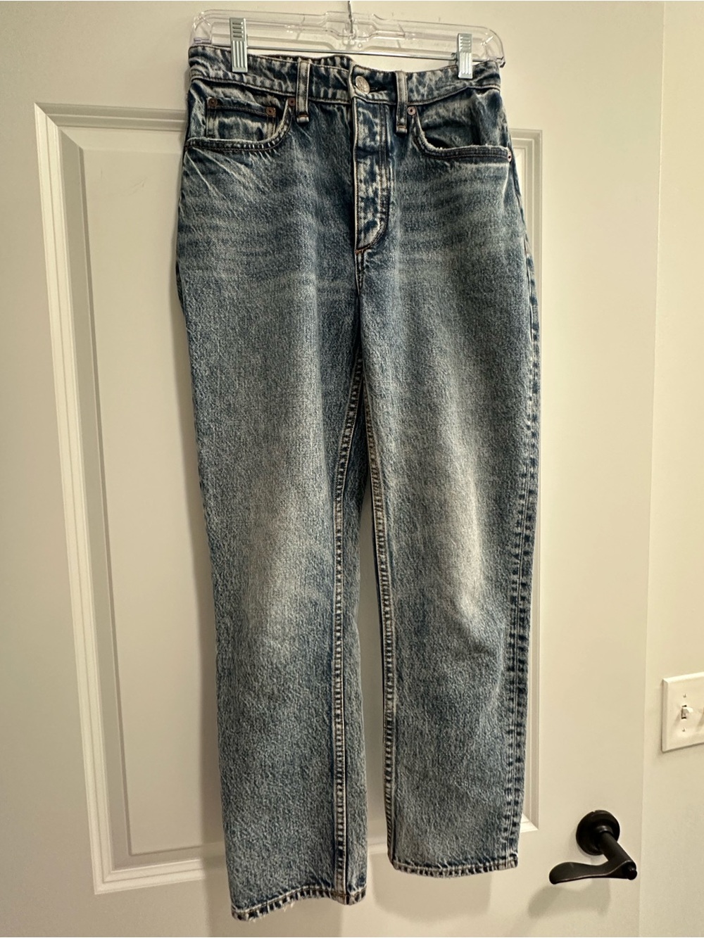 rag & bone High-Rise Light Blue Wash Women's Jeans